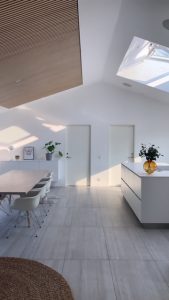 Nybyggeri loft til kip